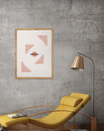 Pirámides: cuadro decorativo, vista 9 (madera render)