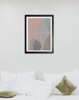 Río Punteado: cuadro decorativo, vista 3 (negro render)