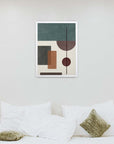 Tejado: cuadro decorativo, vista 6 (blanco render)