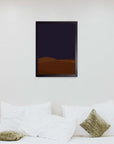 Vigilia: cuadro decorativo, vista 3 (negro render)