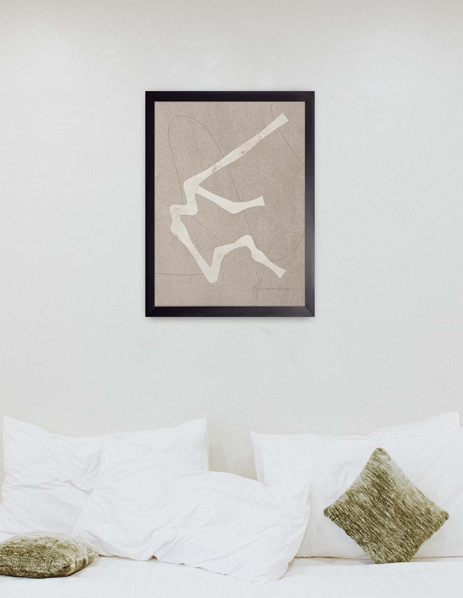 Acuario: cuadro decorativo, vista 2 (negro ambiente)