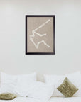 Acuario: cuadro decorativo, vista 2 (negro ambiente)
