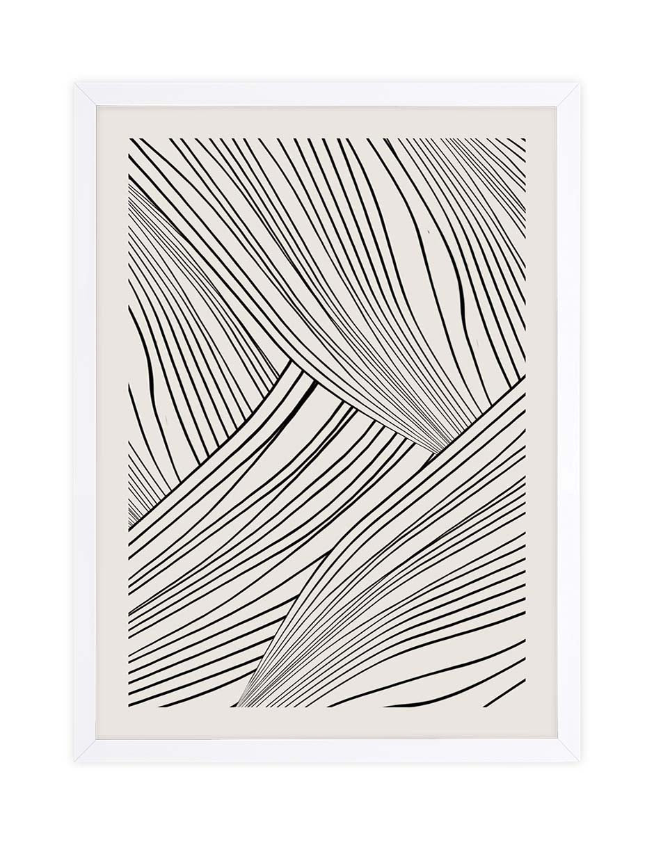 Afluentes: cuadro decorativo, vista 3 (blanco)