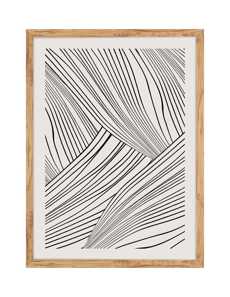 Afluentes: cuadro decorativo, vista 5 (madera)
