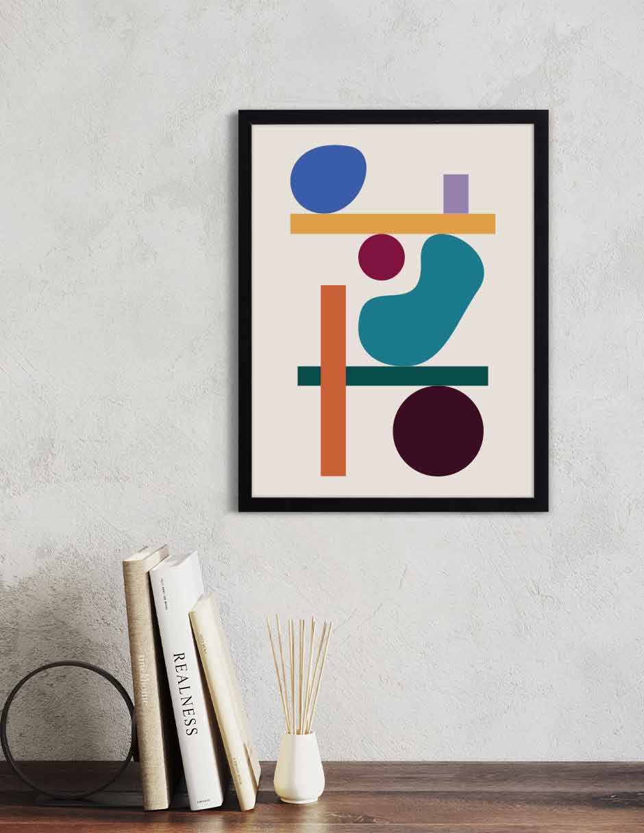 Alquimia: cuadro decorativo, vista 2 (negro ambiente)