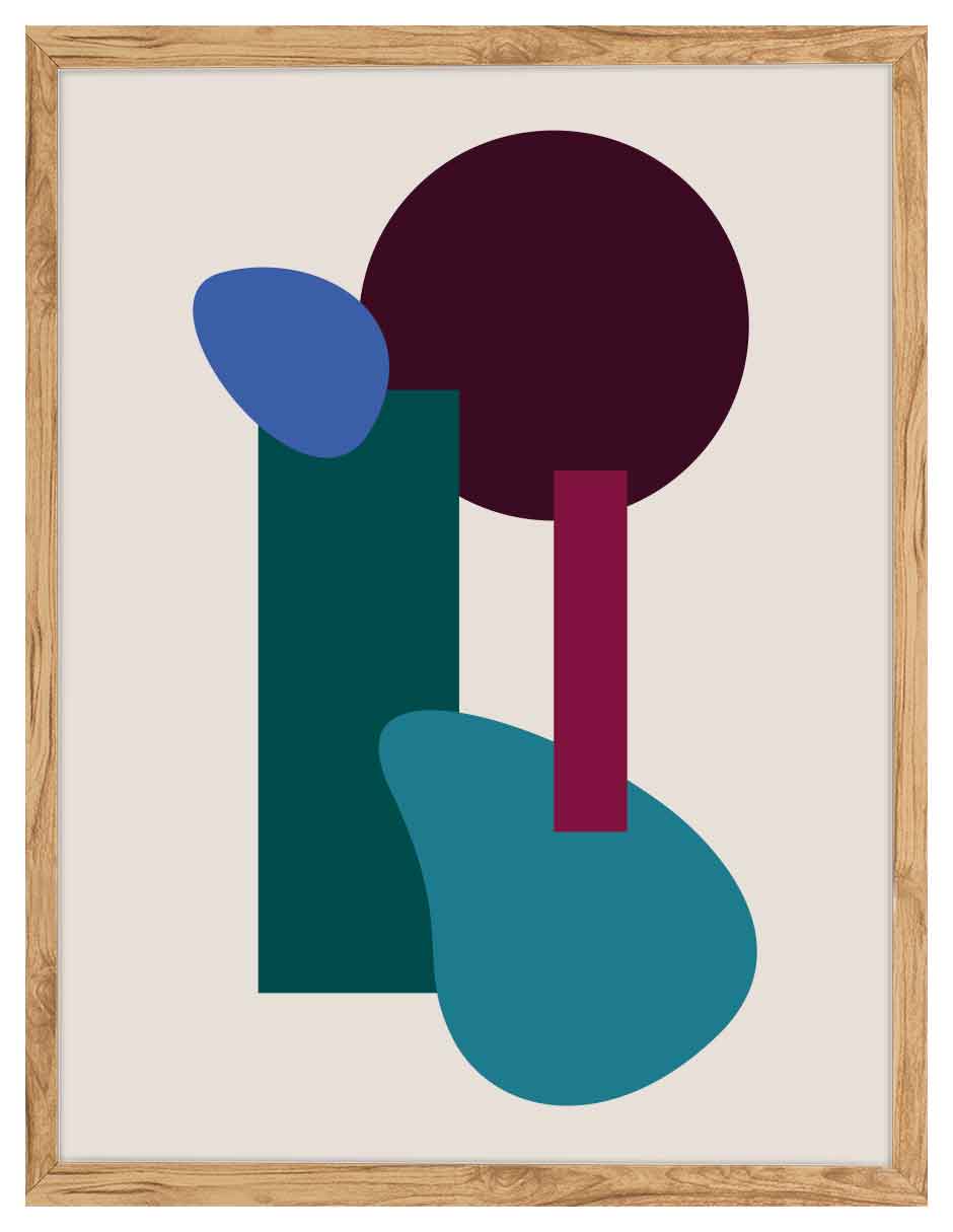 Andamio: cuadro decorativo, vista 6 (madera)