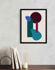 Andamio: cuadro decorativo, vista 2 (negro ambiente)