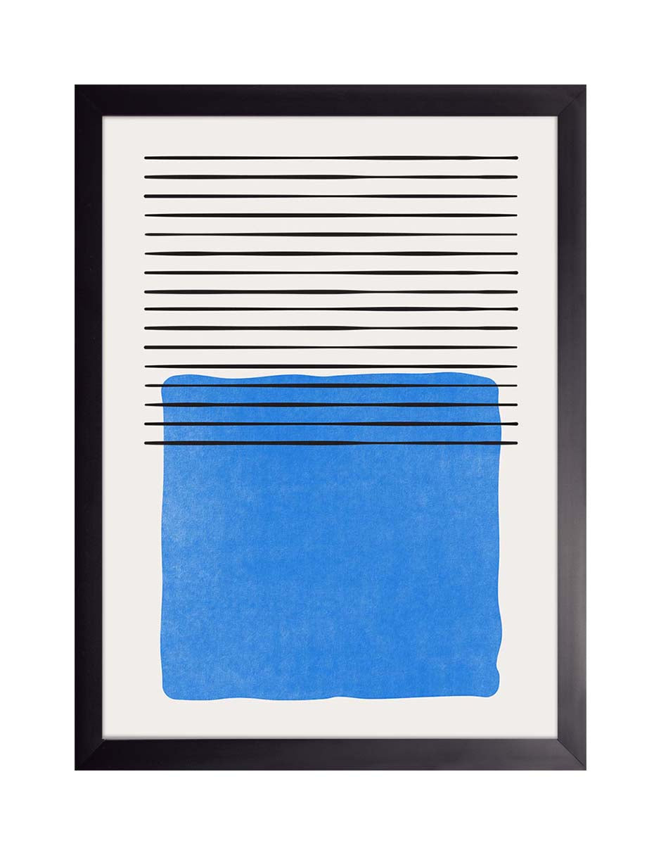 Añil: cuadro decorativo, vista 5 (negro)