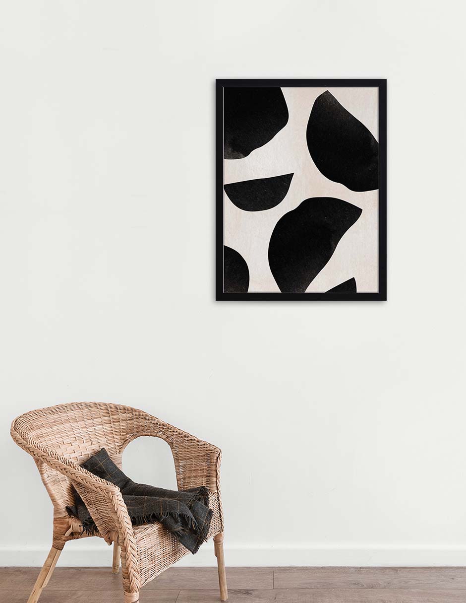 Archipiélago: cuadro decorativo, vista 2 (negro ambiente)