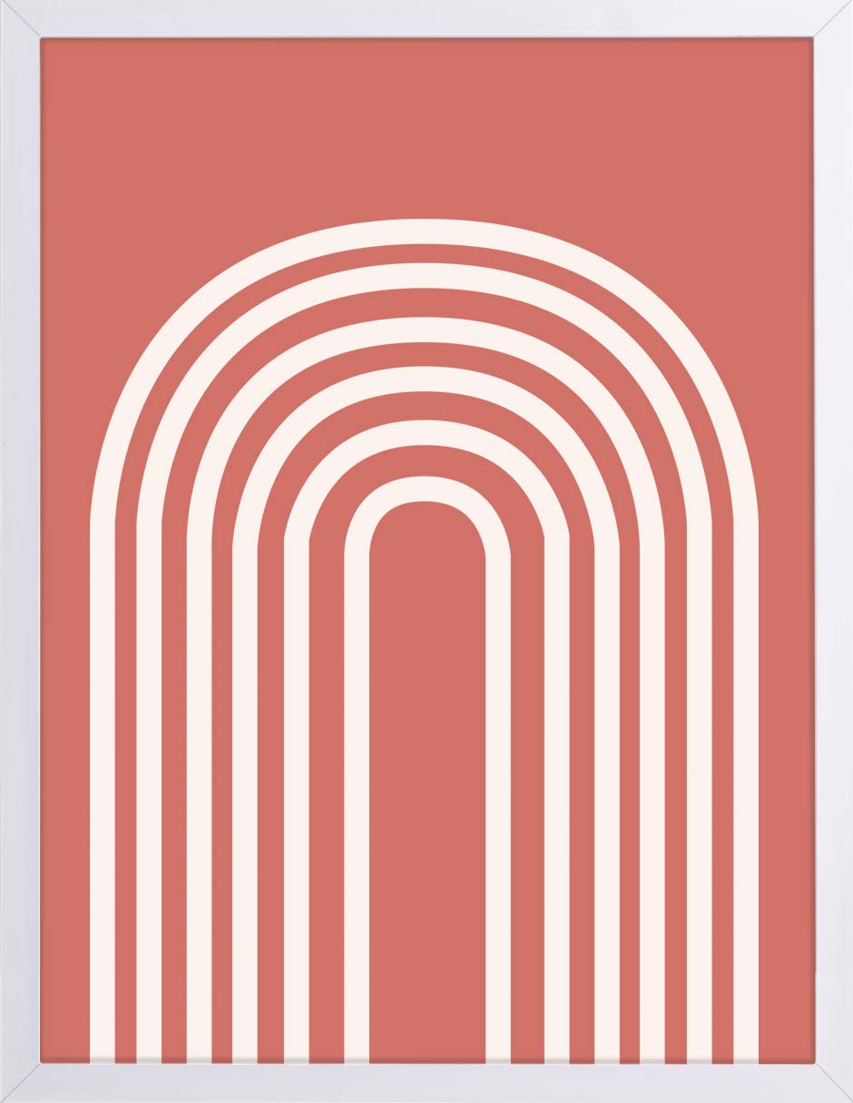 Arco Coral: cuadro decorativo, vista 5 (blanco)