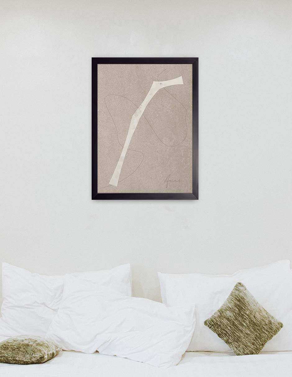 Aries: cuadro decorativo, vista 2 (negro ambiente)