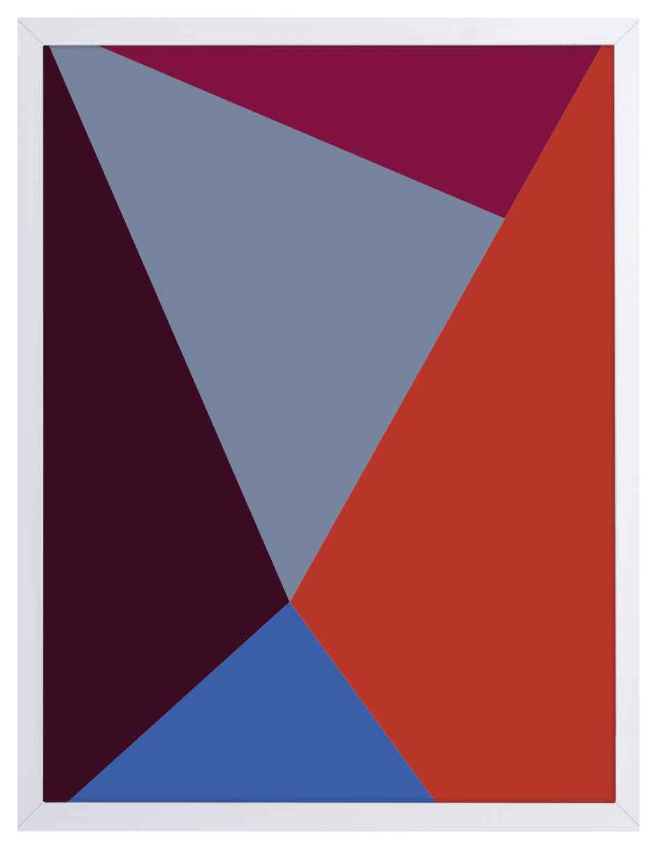 Aristas: cuadro decorativo, vista 5 (blanco)