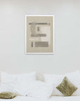 Arquitrabe: cuadro decorativo, vista 4 (blanco ambiente)