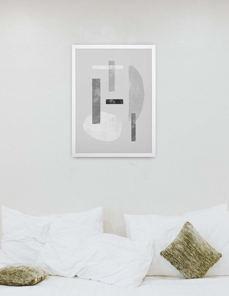 Atrio: cuadro decorativo, vista 4 (blanco ambiente)