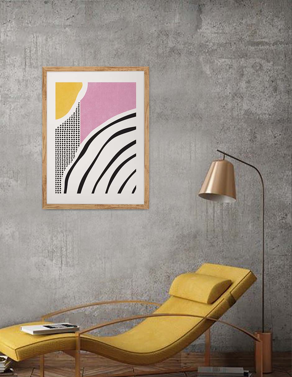 Bambalina: cuadro decorativo, vista 4 (madera ambiente)