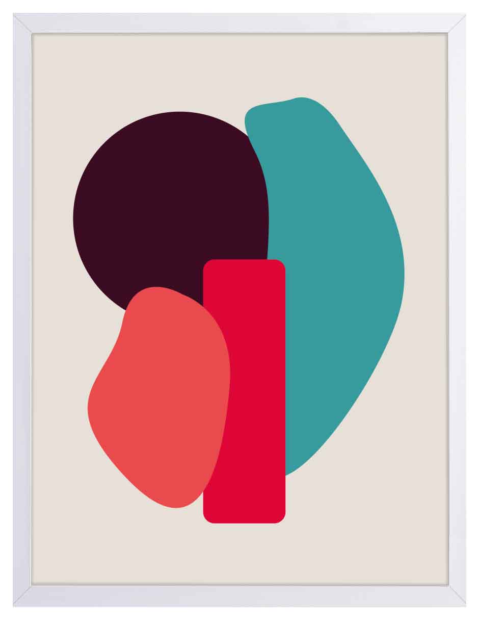 Baraja: cuadro decorativo, vista 6 (blanco)