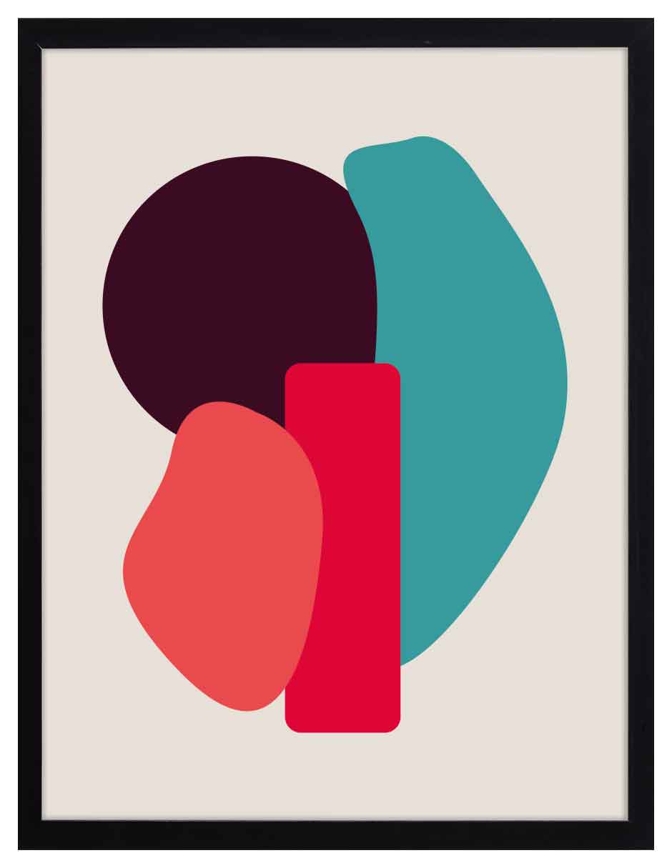 Baraja: cuadro decorativo, vista 5 (negro)