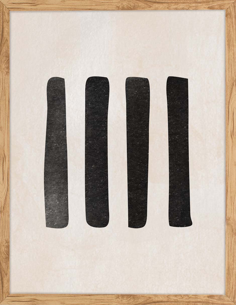 Barrotes: cuadro decorativo, vista 5 (madera)