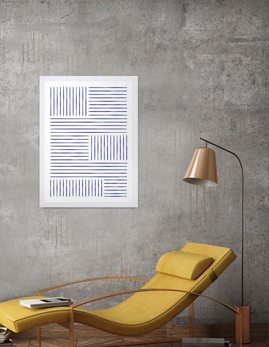 Bastidor: cuadro decorativo, vista 4 (blanco ambiente)