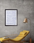 Bastidor: cuadro decorativo, vista 2 (negro ambiente)