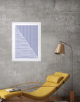 Bipartido: cuadro decorativo, vista 4 (blanco ambiente)