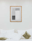 Bloques Grises: cuadro decorativo, vista 6 (madera ambiente)