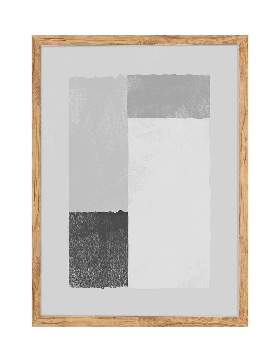 Bloques Grises: cuadro decorativo, vista 5 (madera)