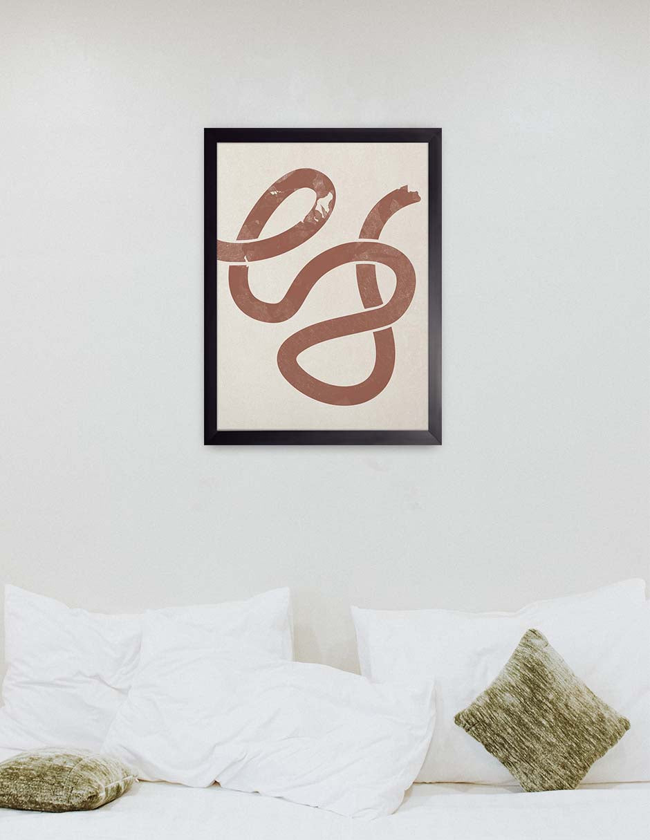 Bobina: cuadro decorativo, vista 2 (negro ambiente)