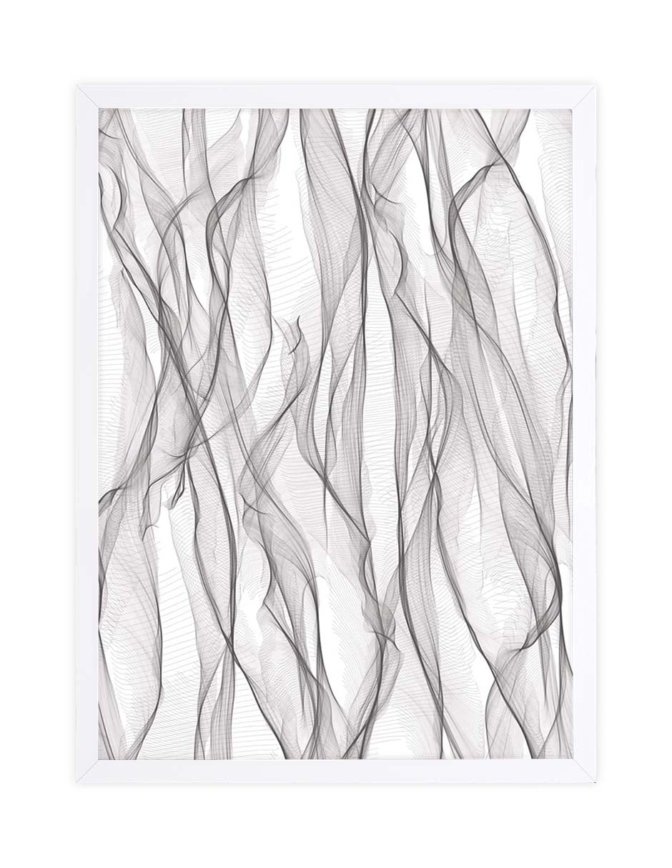 Brisa Gris: cuadro decorativo, vista 3 (blanco)