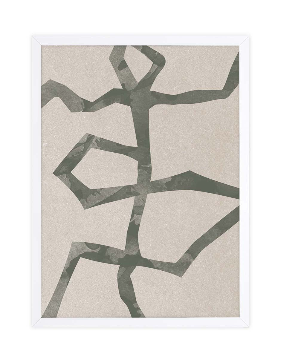 Cadena: cuadro decorativo, vista 3 (blanco)