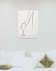 Cáliz: cuadro decorativo, vista 4 (blanco render)