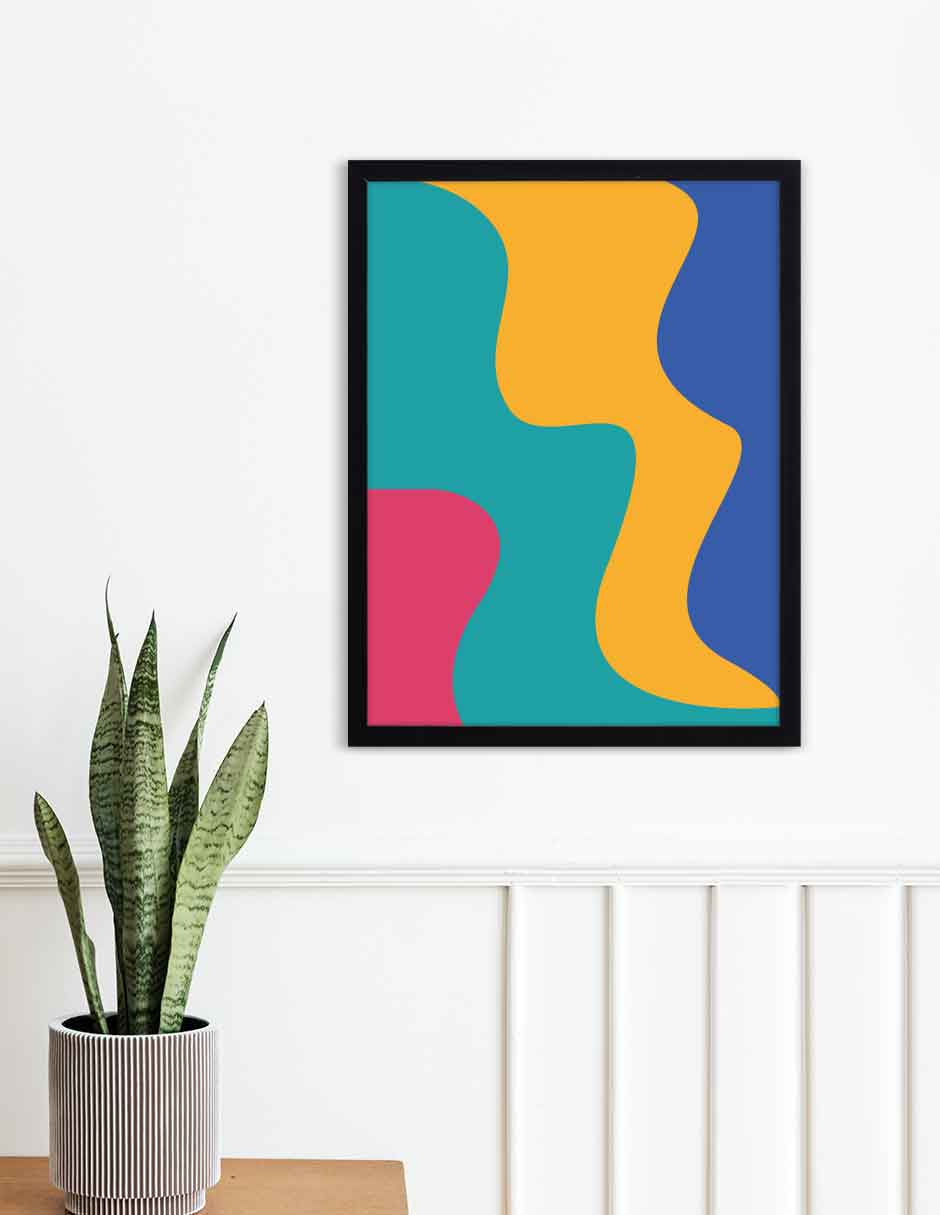 Caramelo: cuadro decorativo, vista 2 (negro ambiente)
