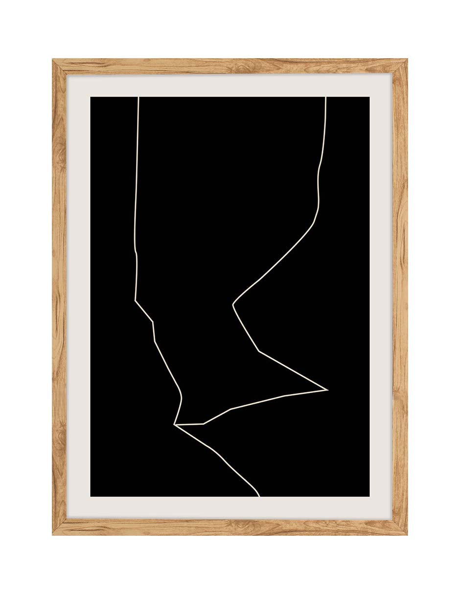 Cartografía: cuadro decorativo, vista 3 (madera)