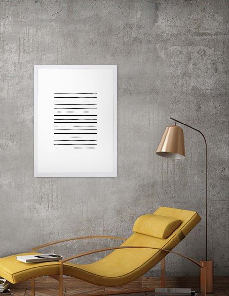 Celosía: cuadro decorativo, vista 4 (blanco ambiente)