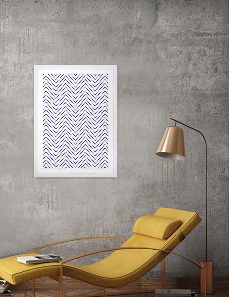 Cenefa: cuadro decorativo, vista 4 (blanco ambiente)