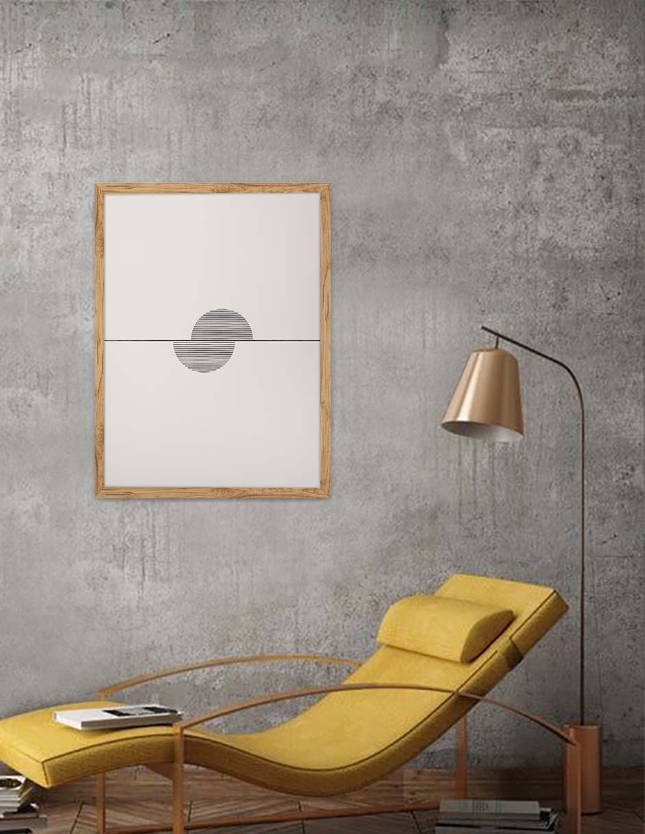 Cenit: cuadro decorativo, vista 2 (madera render)