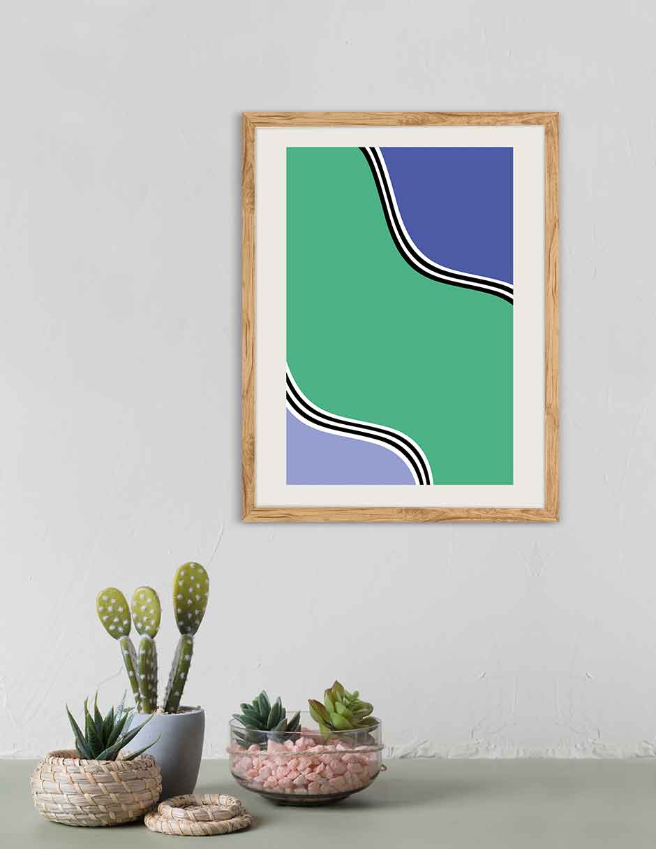 Chicane: cuadro decorativo, vista 4 (madera ambiente)