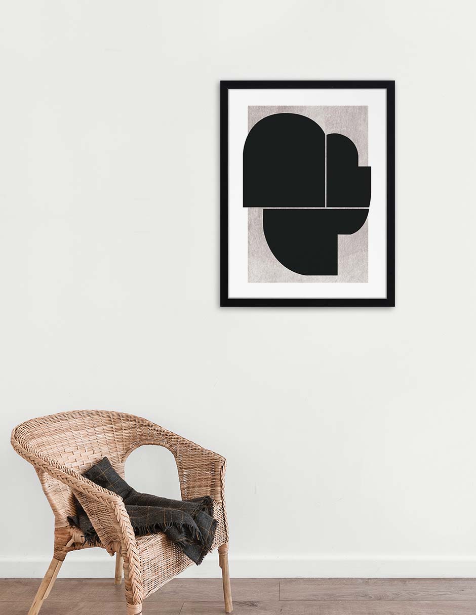 Ciudadela: cuadro decorativo, vista 2 (negro ambiente)