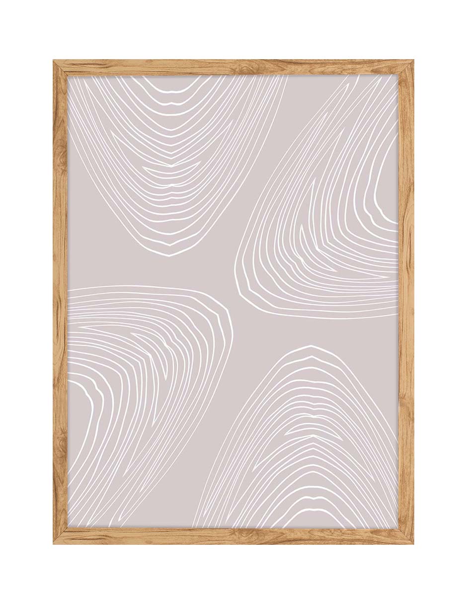 Confluencia: cuadro decorativo, vista 3 (madera)