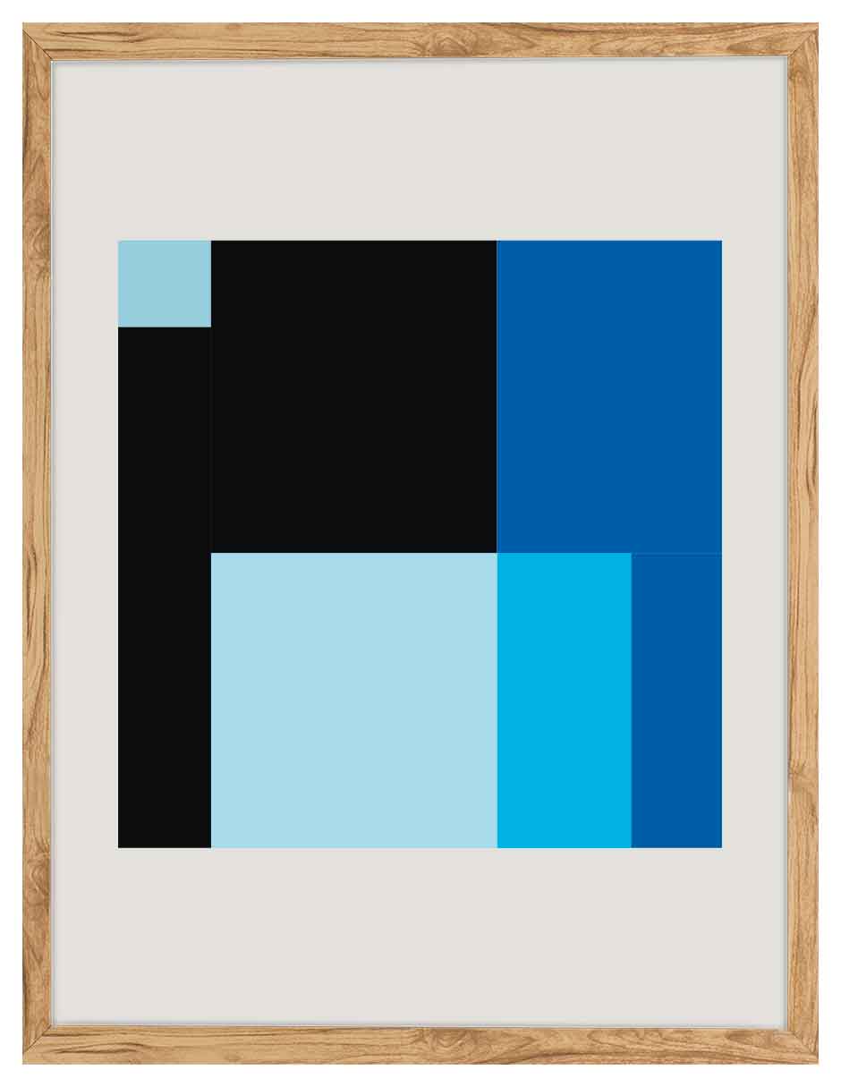 Contraste: cuadro decorativo, vista 6 (madera)