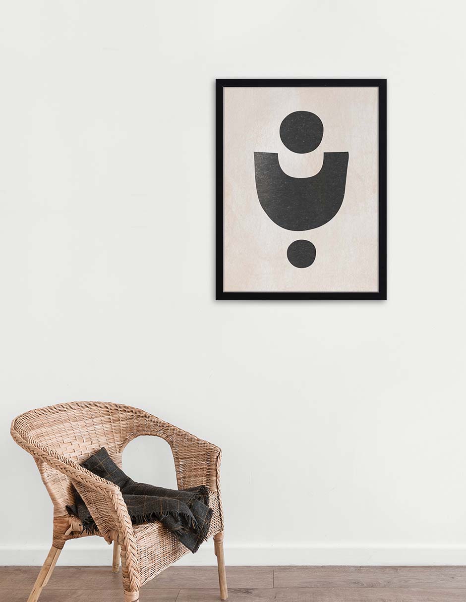 Copa: cuadro decorativo, vista 2 (negro ambiente)