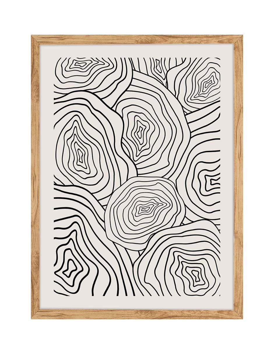 Corteza: cuadro decorativo, vista 4 (madera)