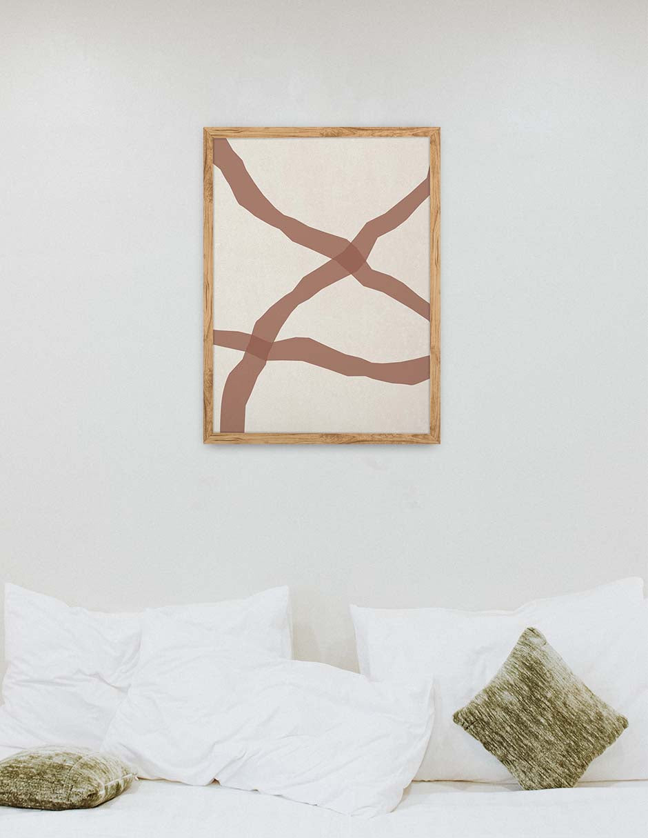 Cruce: cuadro decorativo, vista 6 (madera ambiente)