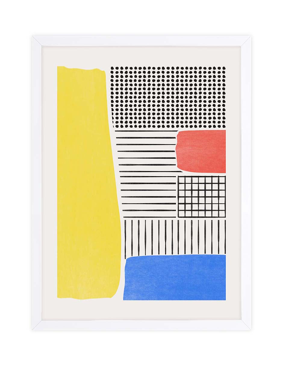 Cuadrante: cuadro decorativo, vista 3 (blanco)