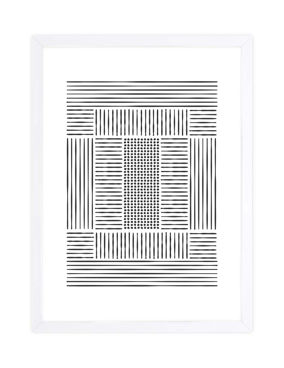 Cuadratura: cuadro decorativo, vista 3 (blanco)