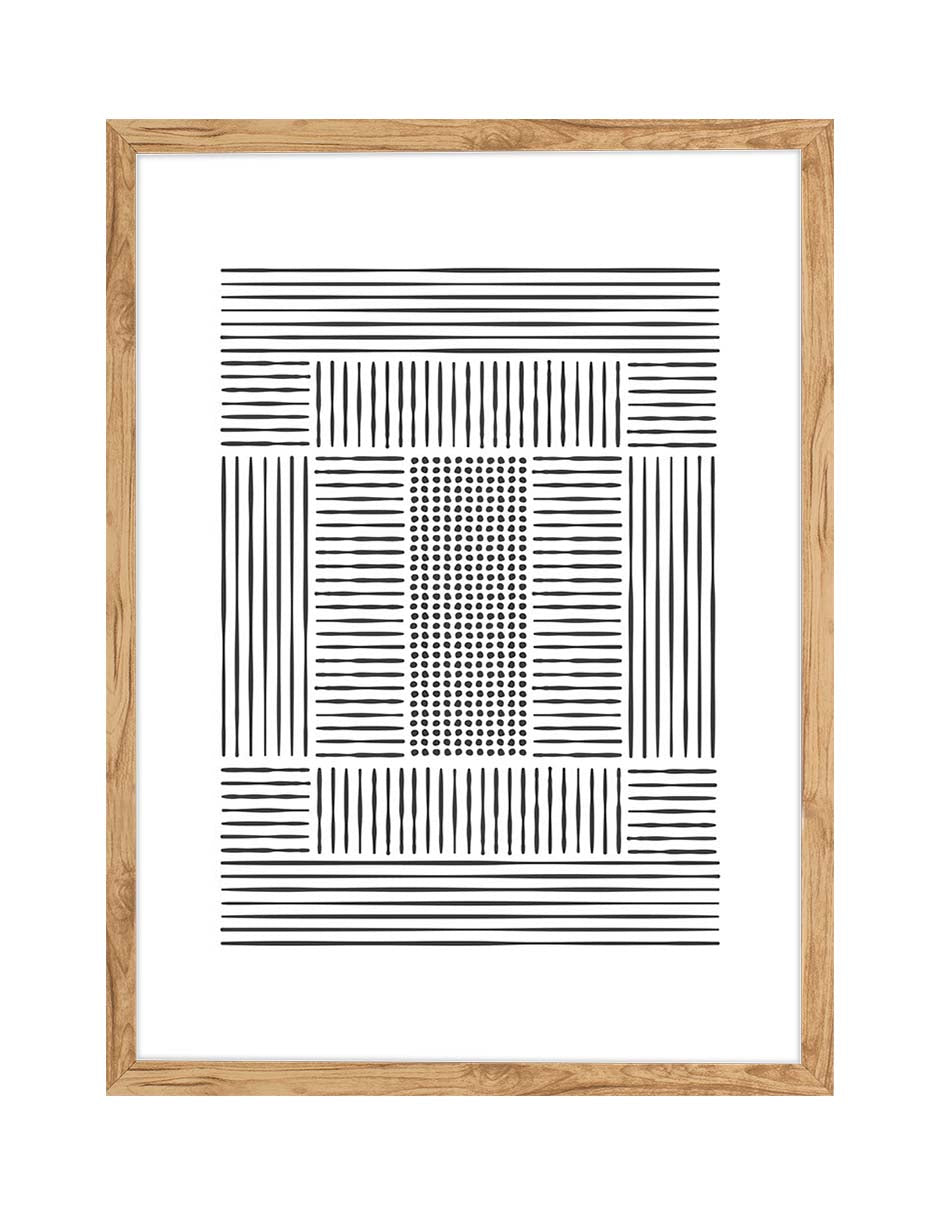 Cuadratura: cuadro decorativo, vista 5 (madera)