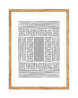 Cuadratura: cuadro decorativo, vista 5 (madera)