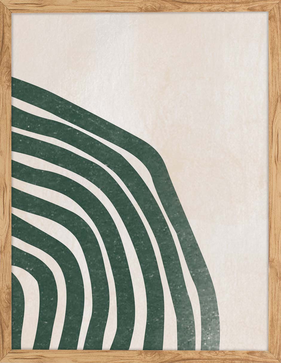 Curvas de Nivel: cuadro decorativo, vista 5 (madera)