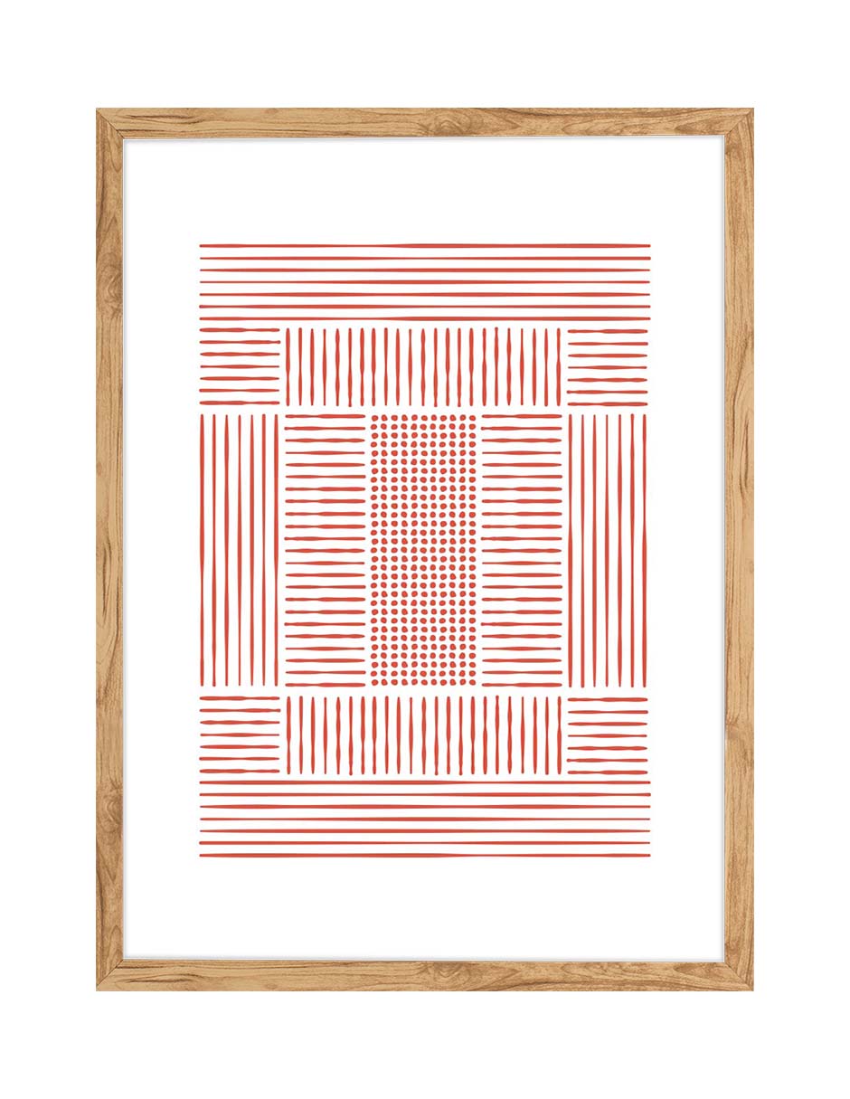 Dédalo: cuadro decorativo, vista 5 (madera)