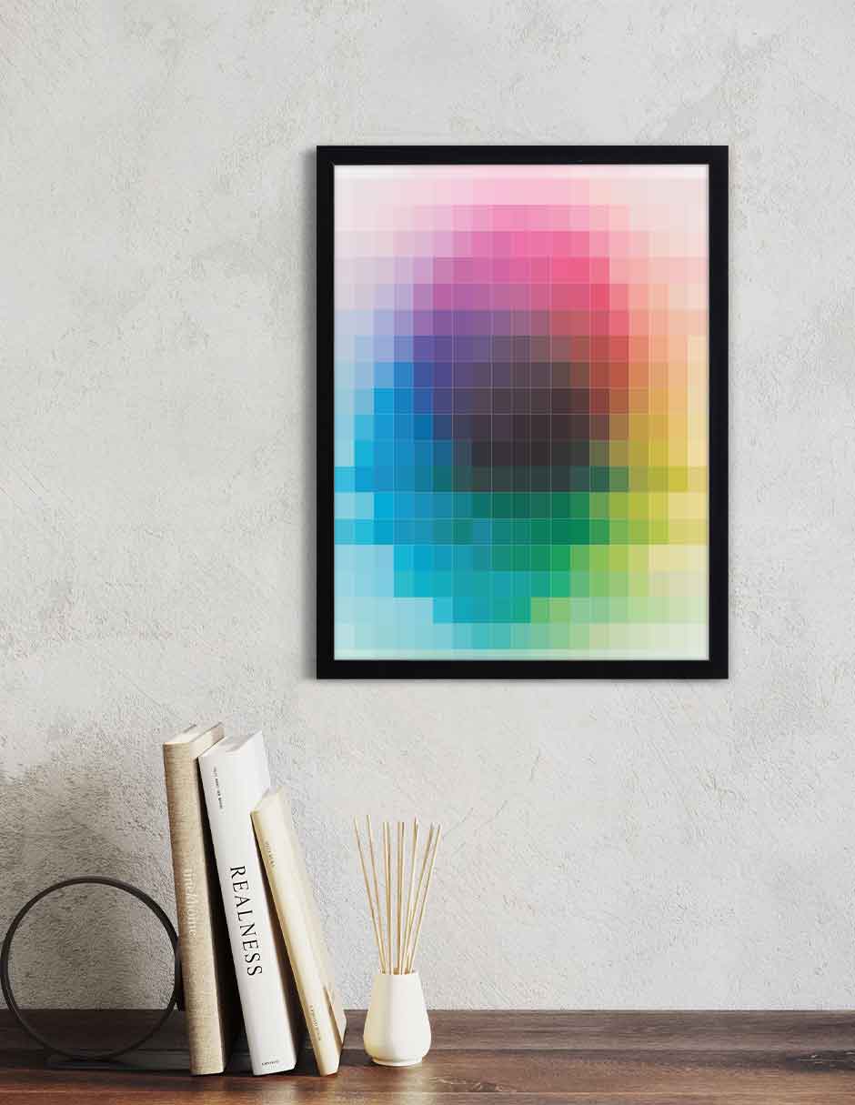 Desenfoque: cuadro decorativo, vista 2 (negro ambiente)